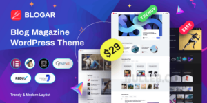 Blogar v1.3.0 – Blog Magazine WordPress Theme