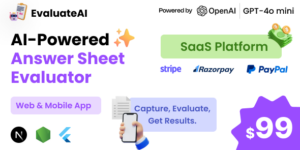 EvaluateAI v7.0 – AI Powered Answer Sheet Evaluator and Marksheet Generator SaaS Platform