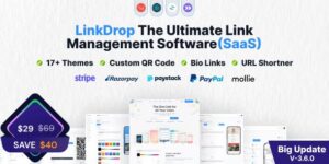 Linkdrop v4.1.0 – SaaS Link Management Tool Download