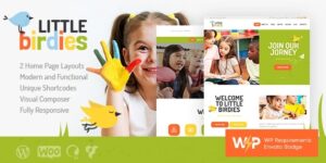 Little Birdies v1.3.16 – Children Kindergarten WordPress Theme