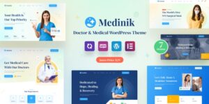 Medinik v1.3.7 – Doctor & Medical WordPress Theme
