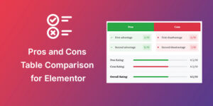Pros & Cons Widget for Elementor v1.2.0 - WordPress Plugins