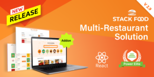 StackFood – React User Website v3.0 for StackFood Multi Restaurant