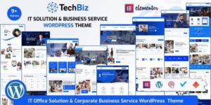 Techbiz v2.7.2 – IT Solution & Business Consulting Service WordPress Theme