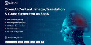 WizAI v1.5 – OpenAI Content, Image, Translation, ChatBot, and Speech to Text Generator SaaS Platform