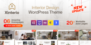 Xinterio v4.0 – Interior Design WordPress Theme + RTL