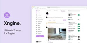 Xngine v1.5 – The Ultimate Sngine Theme Download