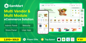 6amMart v3.8 – Multivendor Food, Grocery, eCommerce, Parcel, Pharmacy delivery app with Admin & Website Nulled