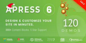 Apress v6.1.4 – Responsive Multi-Purpose WordPress Theme Nulled