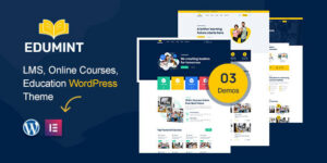 Edumint v1.0.4 – LMS, Online Courses, Education WordPress Theme