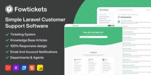 Fowtickets v2.2 – Simple Customer Support Software With Ticketing System And Knowledge Base Nulled