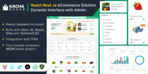 KachaBazar v1.8.0 – React Next Js eCommerce Solution Script