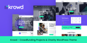 Krowd v1.4.1 – Crowdfunding & Charity WordPress Theme