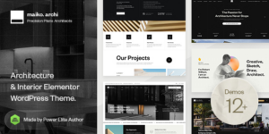 Maiko v1.0.0 – Architecture and Interior Design WordPress Theme