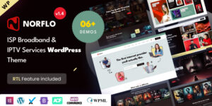 Norflo v1.4.0 – ISP & IPTV Services Elementor WordPress Theme