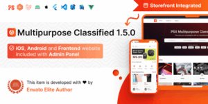 PSX Multipurpose Classified Flutter App v1.5.6 with Laravel Admin Panel