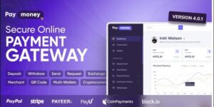 PayMoney v4.3.6 – Secure Online Payment Gateway + Mobile APP Nulled