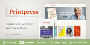 Printpress v1.1.9 – Book Publishing WordPress Theme
