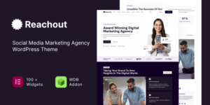 Reachout v4.0 – Social Media Marketing Agency WordPress Theme