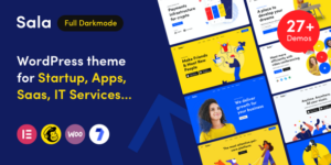 Sala v1.1.3 – Startup & SaaS WordPress Theme Nulled Download