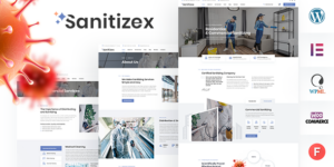 Sanitizex v2.6 – Sanitizing and Cleaning Services WordPress Theme Nulled