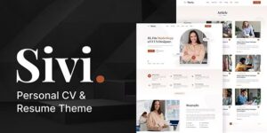 Sivi v1.4 – Personal CV/Resume WordPress Theme Download