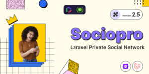 Sociopro v2.6 – Laravel Private Social Network Nulled Download