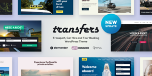 Transfers v2.02 – Transport and Car Hire WordPress Theme