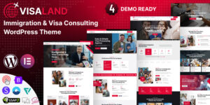 Visaland v1.2.0 – Immigration and Visa Consulting WordPress Theme