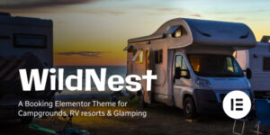 WildNest v1.1 – Campgrounds & RV Parks Booking WordPress Theme