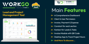 WorkGo SaaS v6.1 – Lead and Project Management Tool Nulled Download
