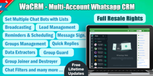 WaCRM v3.2.0 - Multi-Account WhatsApp CRM Download