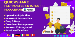 QuickShare v1.1.0 – File transfer & sharing module for Perfex CRM