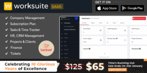 Worksuite Saas v5.5.15 – Project Management System Script Nulled