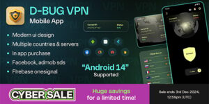 D-bug VPN – Flutter VPN Unlimited Proxy – Laravel Admin- Android & IOS- Cross Platform (17 February 2025)