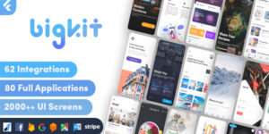Flutter Biggest Kits and Flutter Big Materials – Flutter 3.0 UI kit Flutter (30 March 2025)