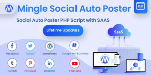 Mingle SAAS v5.5.8 – Social Auto Poster & Scheduler PHP Script Nulled