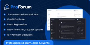 ProForum v1.3.0 – Professionals Forum and Jobs & Events Download