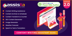 Assista v2.0 – Content Writing Assistant as SAAS Nulled