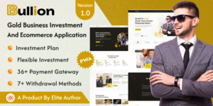 Bullion – Gold HYIP Investment And Ecommerce Application (15 November 2025) Nulled