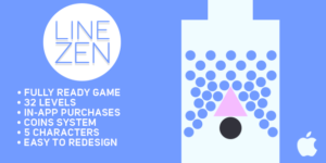 Line Zen – Fun Arcade Game ANDROID Template + easy to reskine + AdMob (24 September 2019)