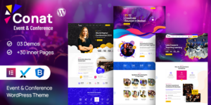 Conat v1.2.7 – Event & Conference WordPress Theme + RTL Ready