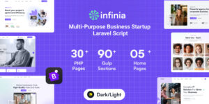Infinia v1.1.5 – Multipurpose Business Consulting Startup Laravel Script Nulled
