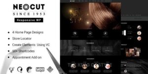 Neo Salon v3.6 - Barber Shop WordPress Theme Download