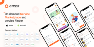 Qixer – Multi-Vendor On demand Service Marketplace and Service Finder Buyer Flutter App (23 July 2025)
