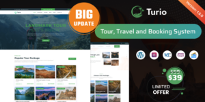 Turio v1.5.0 - Tour and Travel WordPress Theme Tourism Agency