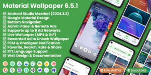 Material Wallpaper v6.5.1 - Android App Nulled