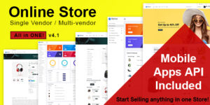 Online Store v4.1 – All in One Multi vendor Laravel eCommerce Platform