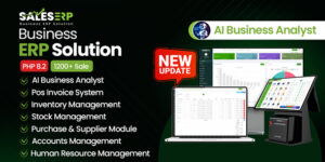 SalesERP v12.13 – AI Powered Business ERP for Sales, Billing, Inventory, Accounting And HR Nulled
