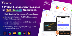 Taskify v2.1.1 – Project Management – Task Management & Productivity Tool